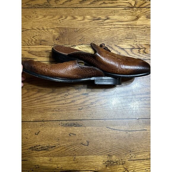 Rossi Men\'s Burgundy Brown Dress Shoes Size 8/41 Made in Italy main image 14